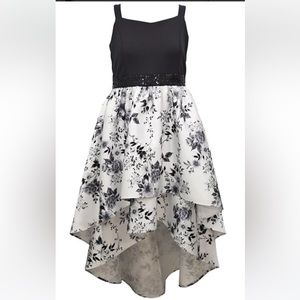 Bonnie Jean semi formal high low dress.